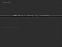 Tablet Screenshot of bsgw.de